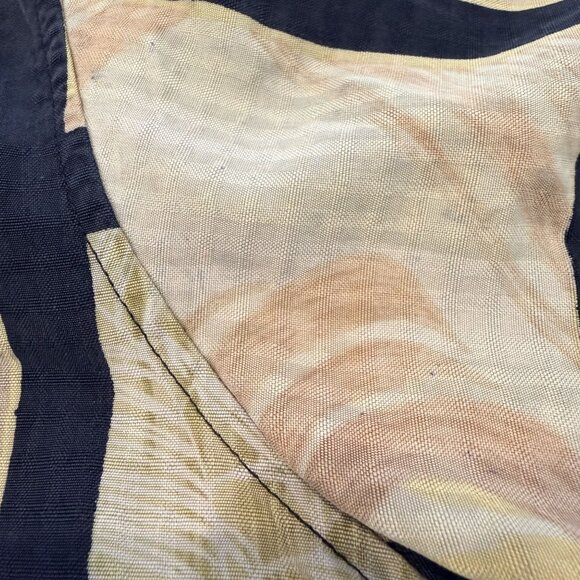 Tori Richard Hawaii Mens Large Grid Floral Silk Short Sleeve Button Front Hawaii - Picture 4 of 6